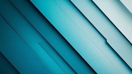 Obraz premium Abstract Diagonal Lines Background: Teal and Blue Gradient
