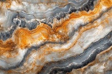 Marbled textures resembling polished stone with swirling color veins. Generative AI