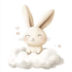 Obraz premium Watercolour Illustration | Bunny