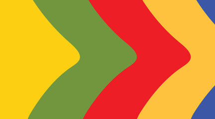 Mali flag state symbol isolated on background national banner. Greeting card National Independence Day of the Republic of Mali.