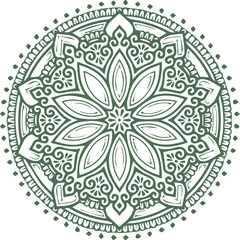 Beautiful flower art and mandala vector design