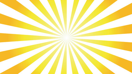 orange sun rays background design template. vector illustration