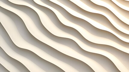 Obraz premium Abstract Wavy Texture Background in Soft Neutral Tones