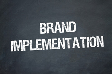 Fototapeta premium Brand Implementation 