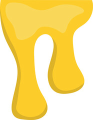 Very Cute Decorative Melted Cheese Element