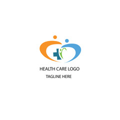 abstract logo design health care logo design