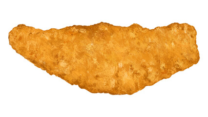 Fried fish fillet png food illustration, transparent background