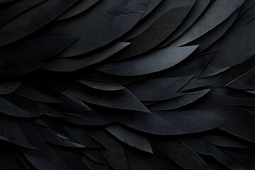 Obraz premium Dark Abstract 3D Feather Background