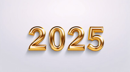 Simple Style Happy New Year 2025 Typography