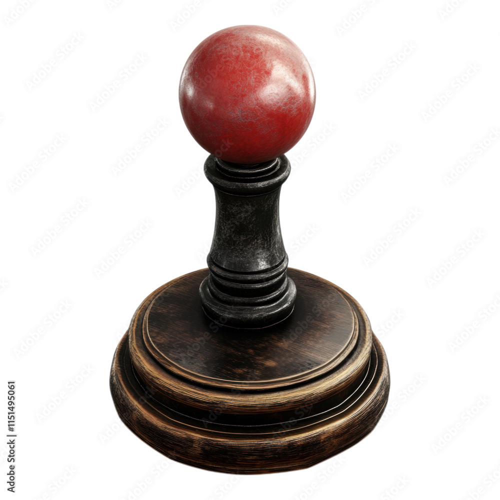 Poster joystick icon for gaming applications, sleek design, transparent background, ideal for user interfac