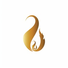 Golden Millet Logo: Minimalist Elegance