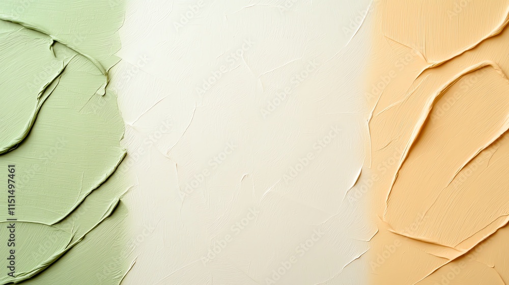 Poster a high-quality textured background with rough linen patterns and gradients of olive green to mustard