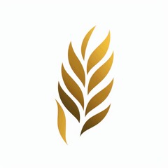 Golden Millet Logo: Minimalist Elegance