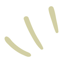 Speed line png sticker, effect on transparent background