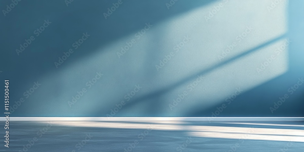 Aufkleber light blue wall background featuring a soft and calming hue, perfect for creating a serene atmospher
