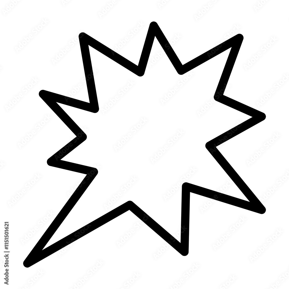 Poster boom png web ui icon in outline style