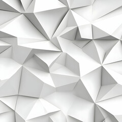 White 3D Abstract Geometric Background