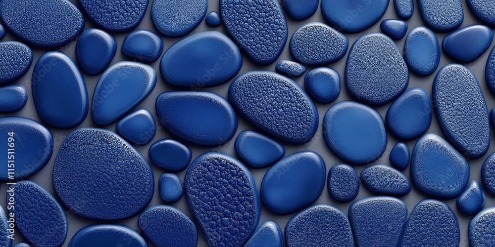 Poster background featuring a royal blue color with a mesh pattern resembling pebbles. this creates a uniqu