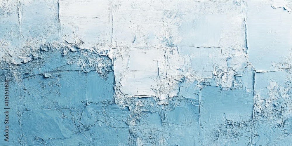 Poster a light blue abstract design featuring a textured background reminiscent of a concrete wall creates 