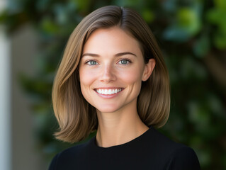 Obraz premium portrait of a smiling woman