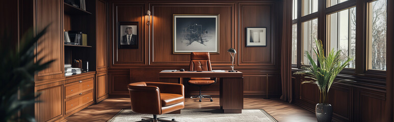 Stylish Office with a Luxurious Atmosphere - Perfect Blend of Elegance and Functionality