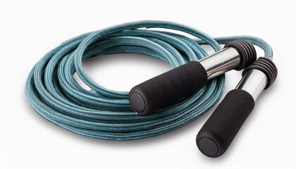 jumping on a white background