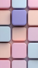 Pastel 3D Abstract Background
