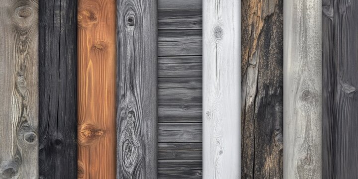 Seamless wood textures showcase a variety of plank patterns, perfect for timber digital papers. These seamless wood textures can be utilized for printable scrapbook papers and commercial use