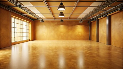 Smooth, soft brown texture fills an empty studio; abstract photography, subtly textured.
