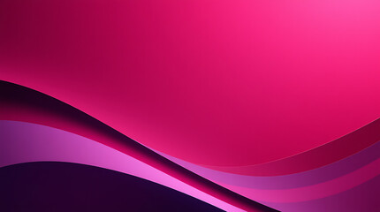 This vibrant abstract background features flowing, layered shapes in shades of pink and purple