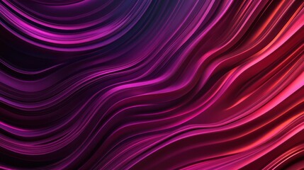 Obraz premium Abstract Purple and Pink Waves: A Digital Art Piece
