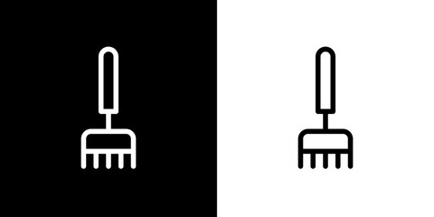 Farming icon. Plant. Plantation. Garden. Agriculture. Farmer. Black icon. Silhouette