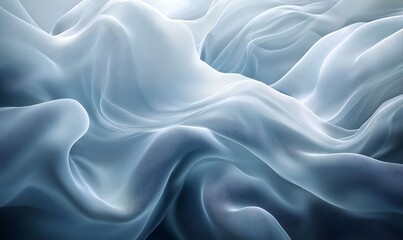 Obraz premium Fluid motion captured in surreal abstract forms. Generative AI