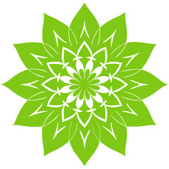 abstract flower design