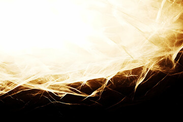 Golden Abstract Background Illustration