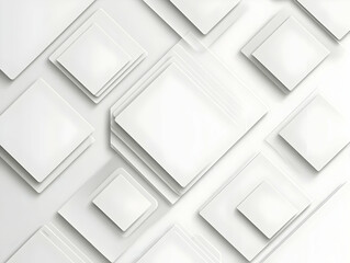 White Abstract 3D Background