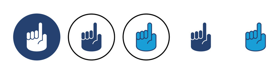 Hand icon vector. hand vector icon, palm