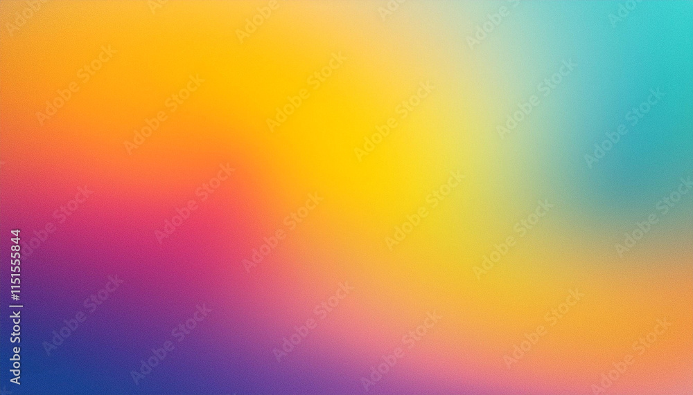 Poster abstract blurred grainy gradient background texture. colorful digital grain dust soft noise effect p