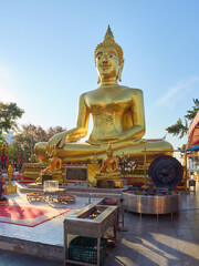 The Big Buddha statue on Khao Phra Tamnak (Pattaya hill) in Pattaya, Thailand	