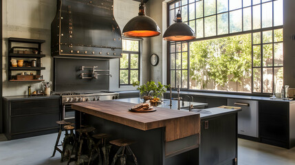 Industrial Chic Kitchen Design: Modern, Rustic, and Luxurious