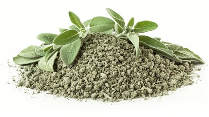 A heap of ground sage  