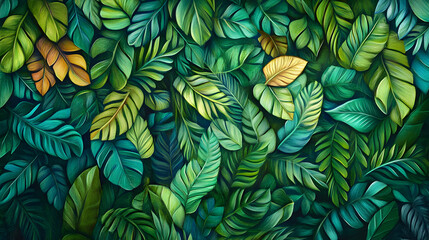 Tropical Leaves: Lush Greenery and Exotic Plants