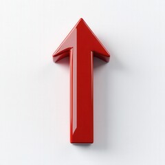 red arrow pointing up