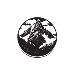 illustration of mountain