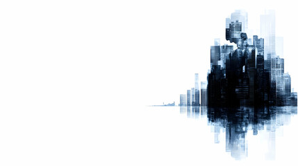 Obraz premium Abstract Cityscape Illustration