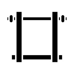 High Jump glyph icon