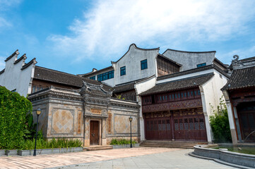 Ancient Hui-style architecture in rural south China