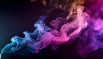 humo en colores vibrantes