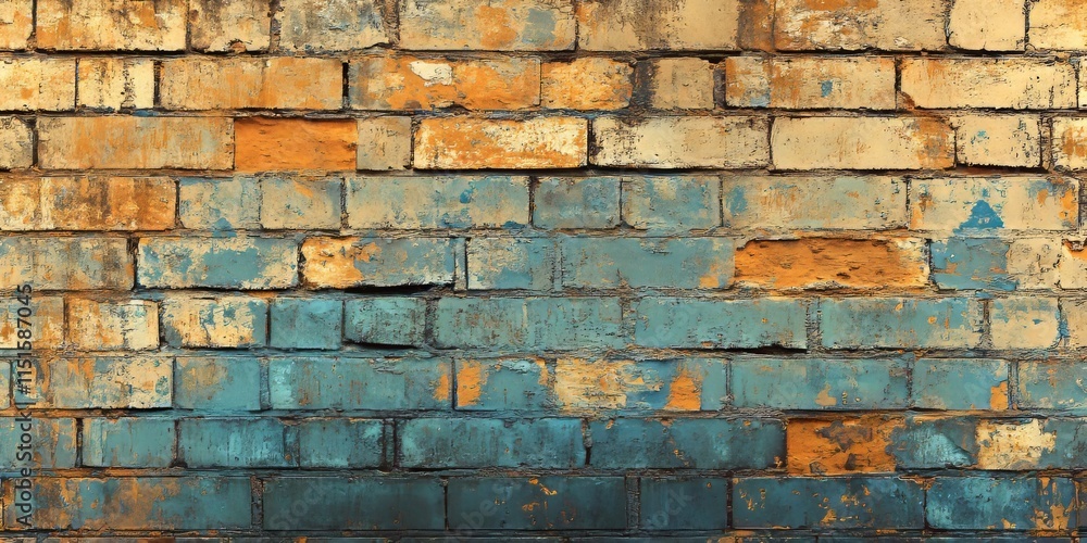 Poster abstract brick wall texture featuring a stone surface with a grunge effect. this dirty backdrop pres