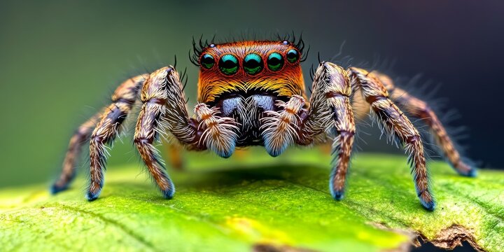 Heliophanus cupreus jumping spider in natural habitat, showcasing its unique features and agile movements. This Heliophanus cupreus jumping spider is a fascinating subject for nature enthusiasts.